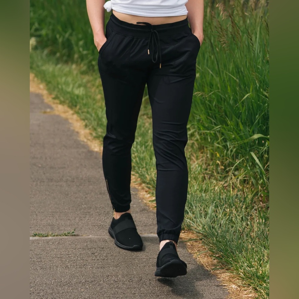 ZYIA Black Track Pants